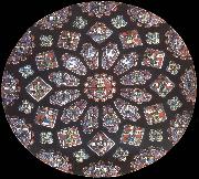 Jean Fouquet, Rose window, northern transept, cathedral of Chartres, France